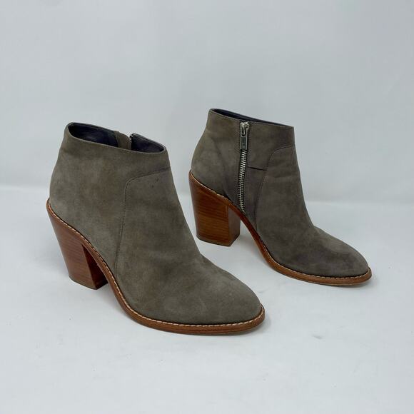 Loeffler Randal Ella Suede Ankle Boot-Size 6.5 - Picture 1 of 9